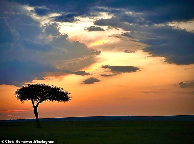 They also shared images of the beautiful plains.