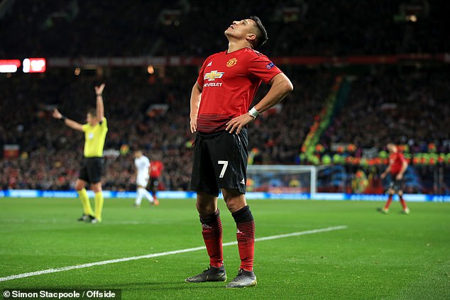 Sánchez struggled at Old Trafford following his high-profile move from Arsenal in 2018