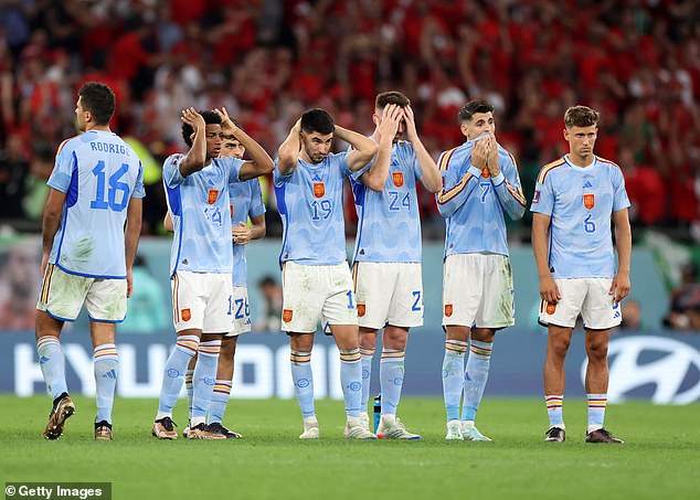 Spain lost to Morocco on penalties to end their tournament in Qatar last week