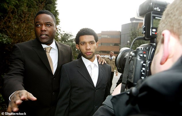 Past: Jermaine has previously said his biggest regret was being jailed for three months in 2005 for drink driving (pictured at Aylesbury Magistrates Court)