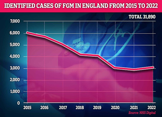 Overall, the number of FGM cases identified by NHS workers has decreased since the start of data collection in 2015 with 6,000 cases so far, where the number of approximately 3,000 new cases identified per year has been consistent for the last three years.
