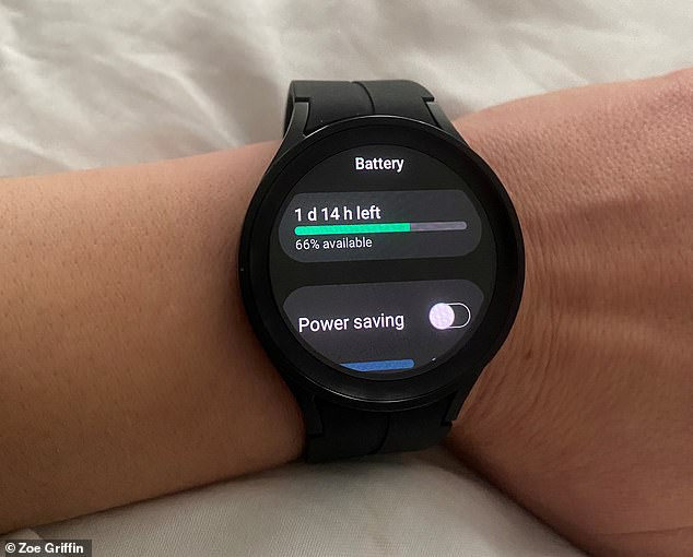 The Samsung Galaxy Watch 5 Pro will allow you to see exactly how long you can use the battery and will give you the option to save power to increase battery life