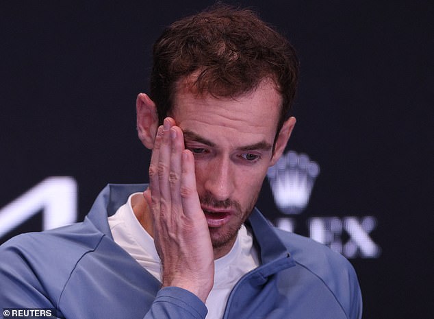 Murray was visibly emotional in his press conference after coming off the Australian Open.