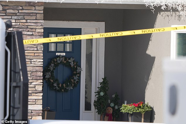 The first shooting this year was in Enoch, Utah on January 3 and saw a man murder his five children before killing himself.  The family home is in the photo.