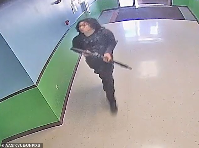 Salvador Ramos on video in the halls of Robb Elementary just before massacring 21 people