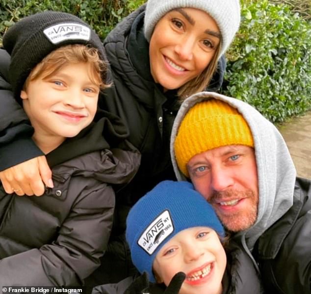 Family: The Saturdays singer, 34, shares two children, Parker, nine, and Carter, seven, with former English footballer Wayne Bridge, 42.