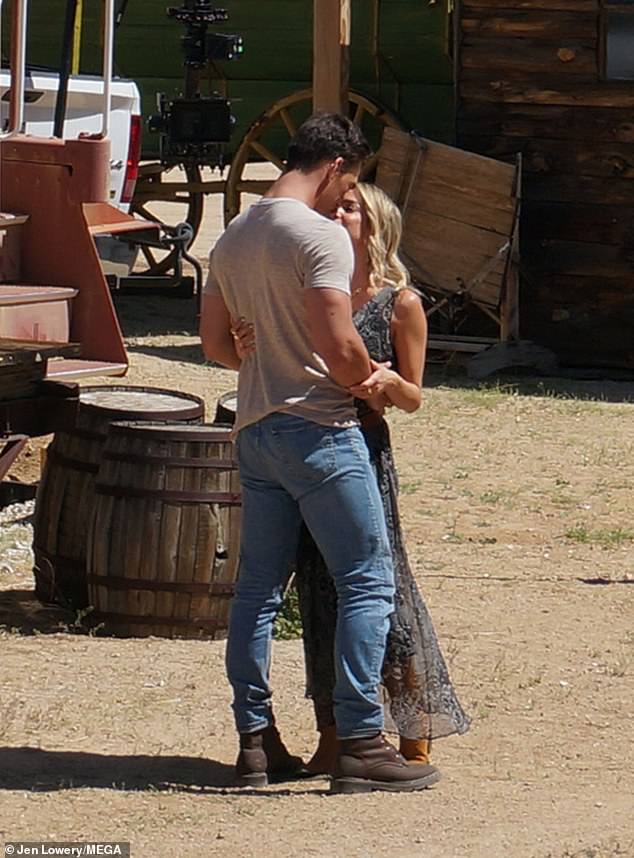 Kristin made headlines on April 4 for kissing Tyler on the set of Joshua Tree, but clarified to ET four days later: 