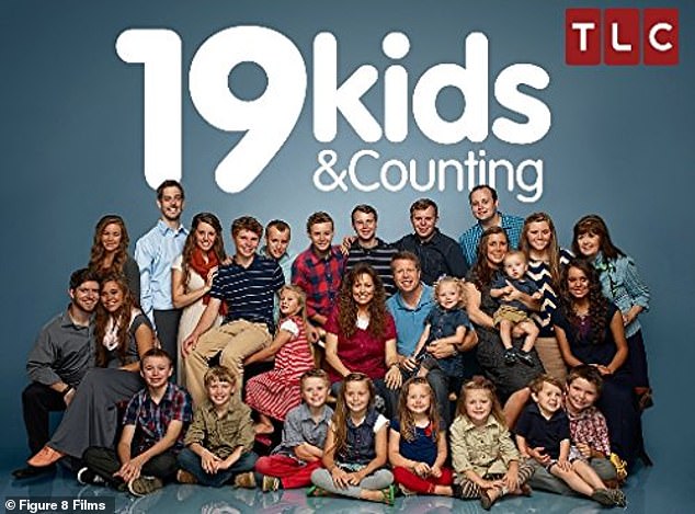 Josh Duggar (back right) with his many siblings on 19 Kids and Counting