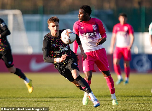 Debut: Romeo made his debut for the club earlier this month making a substitute appearance against semi-pro team Erith and Belvedere in the London Senior Cup (pictured playing on Saturday)