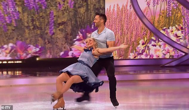 Radiant: After their impressive first performance, Mollie and Sylvain were delighted as they scored 26.5 out of 40 points.