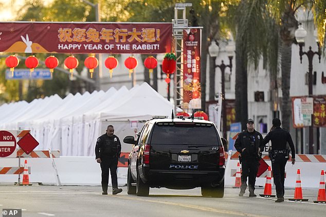 Lunar New Year Sunday celebrations in the area of ​​the mass shooting were cancelled.