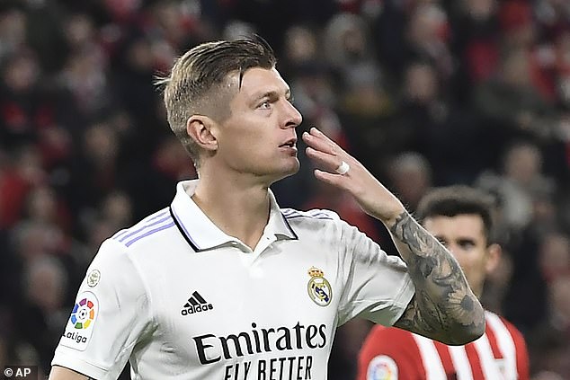 Midfielder Toni Kroos added a sure goal for the visitors in the 90th minute