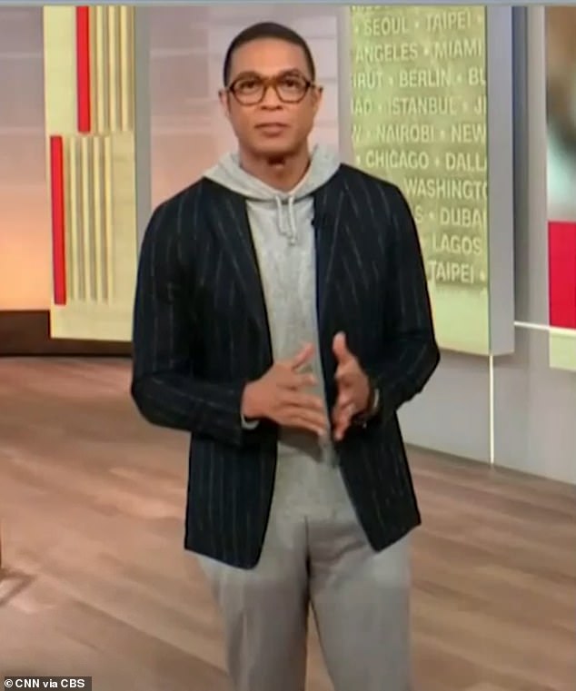 Lemon, 56, was seen earlier in the day on his new morning show wearing a gray hooded sweater, gray sweatpants and a black jacket.