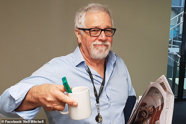 Nine has mostly avoided the incident, but 3AW breakfast host Neil Mitchell (pictured) didn't shy away from the issue, staunchly defending Stefanovic last week.