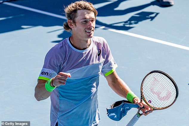 Australian Alex de Minaur is the last local remaining in singles and has a big assignment ahead of him in Djokovic