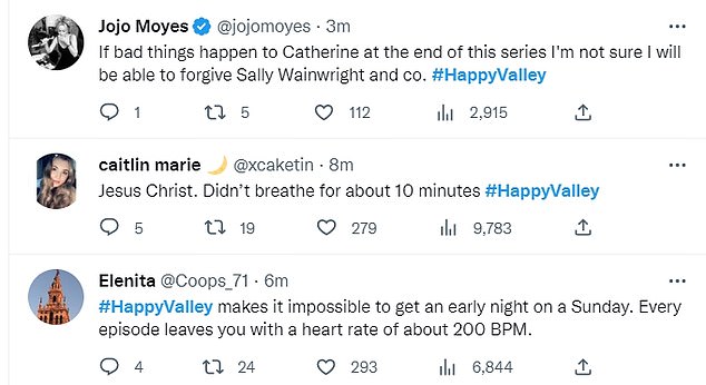 1674434292 17 Happy Valley viewers are captivated by exciting episode four