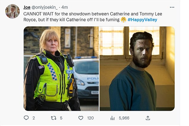 Sunday Night Viewing: Viewers praised the show's writer, Sally Wainwright, for her ability to bring two stories to a head in a matter of minutes.