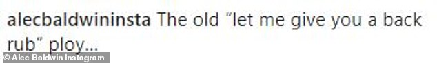 Bizarre: Just days after prosecutors revealed plans to hold him accountable for the fatal on-set shooting of Rust's cinematographer in October 2021, the actor, 64, left followers stumped by his latest Instagram caption .