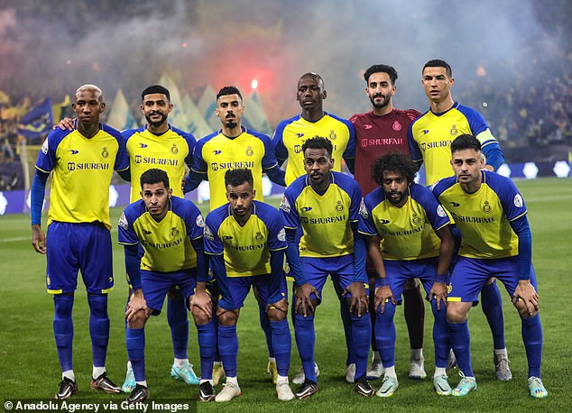 Ronaldo made it into Al-Nassr's starting line-up for the first time after his impressive move.