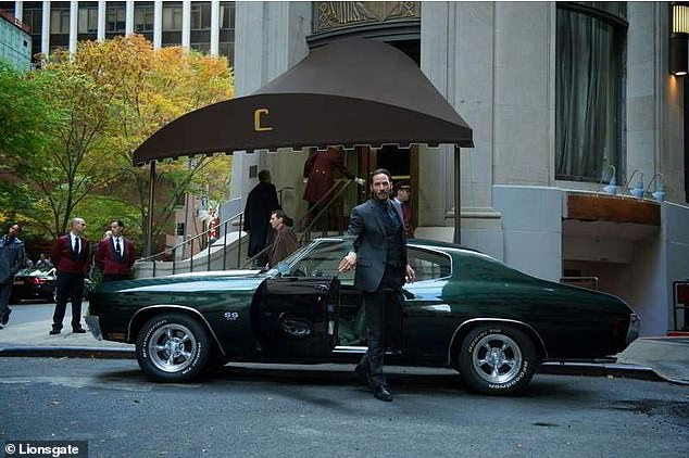 The iconic New York restaurant at 56 Beaver Street has served as the 'redressed' exterior of The Continental Hotel in the John Wick film series.  Keanu Reeves is shown, above