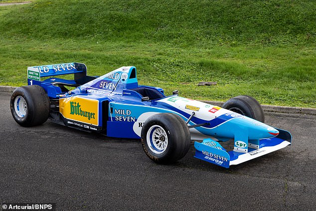 The impressive piece of machinery was bought by a British F1 enthusiast who completely restored it.