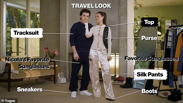 High-end: For their 'classic' outfits, the couple's total came in at $11,595, and their 'day-to-night' looks were $11,000