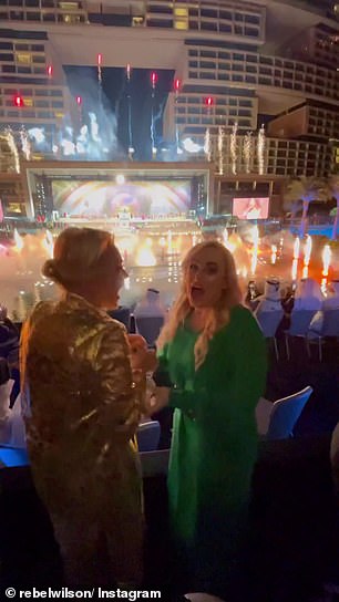 While the lesbian couple appeared to have the time of their lives at the lavish event, the Pitch Perfect star has now faced criticism from fans who point out that the United Arab Emirates is well known for its anti-LGBT laws.