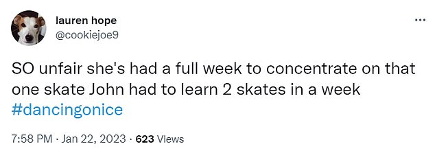 His take: One tweeted: 'Splitting contestants doesn't work and isn't fair.  Some have an extra week to practice'