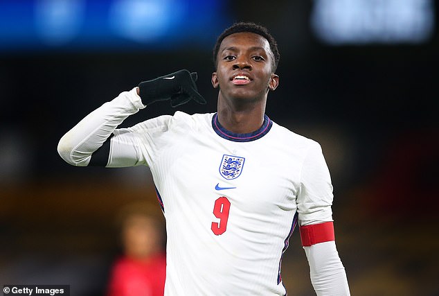 Nketiah is England's all-time top under-21 goalscorer with 16 goals in 17 appearances.