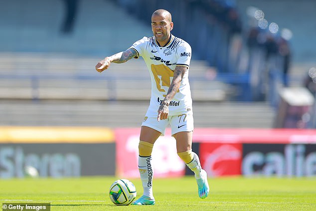 Dani Alves moved to Mexican league team UNAM Pumas after a year back in Barcelona