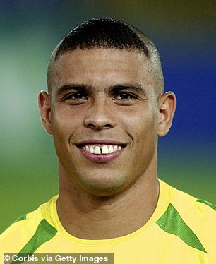 Pictured: Ronaldo at the 2002 Soccer World Cup