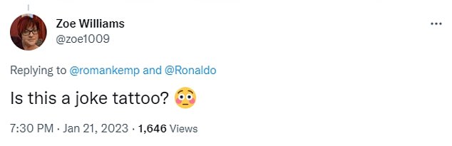 1674473721 630 Roman Kemp fans tease the star as he reveals Ronaldo