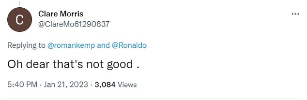 1674473728 581 Roman Kemp fans tease the star as he reveals Ronaldo