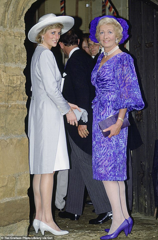 Diana and her mother (pictured together) had a difficult relationship and did not speak to each other before her death in 1997.