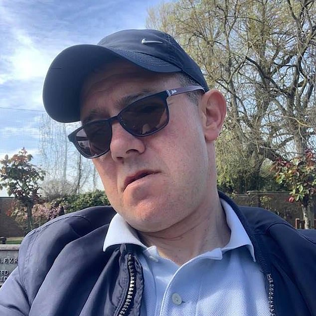 On trial: Lewis Langley, 47, is said to have regularly 'loitered' outside Heart Radio DJ's office building in Leicester Square, central London.