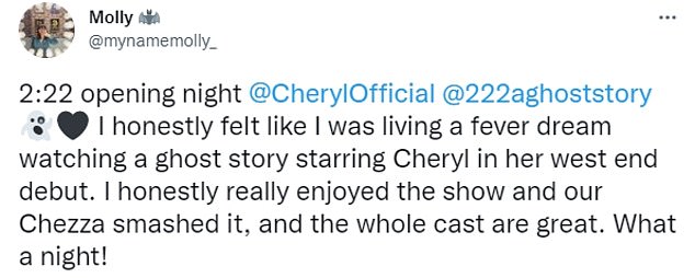 1674481748 511 Cheryl gets rave reviews for her performance as Jenny in