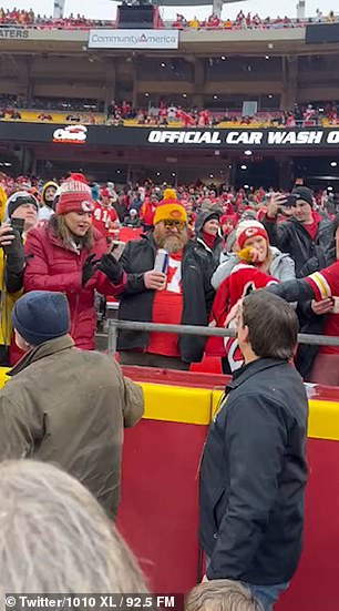 Florida Governor Ron DeSantis received a warm welcome when he made an appearance in the Kansas City Chiefs vs. Jacksonville Jaguars playoff on Saturday.