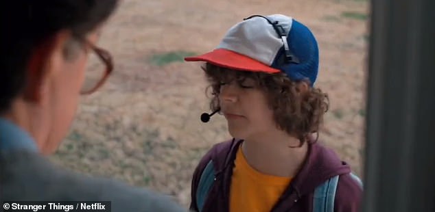 Reference: The time code leads to a scene from Stranger Things in which Gaten Matarazzo, who plays Dustin Henderson, says: 