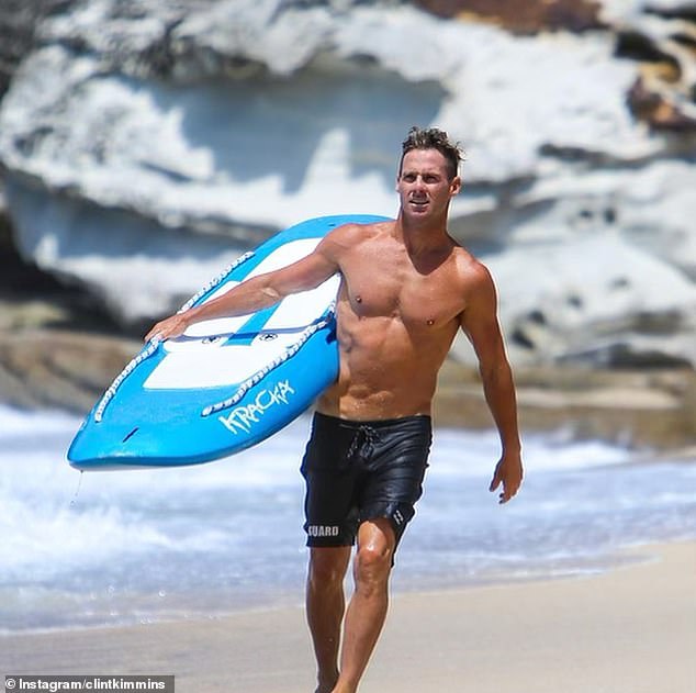 Kimmins (pictured) was sponsored by Rip Curl and traveled the world competing in surfing competitions.