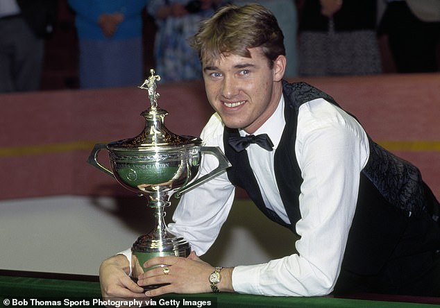 Hendry dominated the sport during the 1990s (pictured in 1993 after winning the World Snooker Championship final)