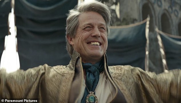 Hugh's Character: The trailer also shows a number of quick shots, including Hugh Grant's character, along with a number of complicated visual effects shots.