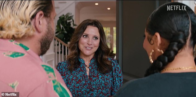 Icon: The film also stars Julia Louis-Dreyfus as Ezra's progressive Jewish mother.