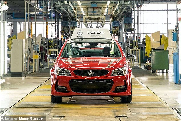 The last Holden Commodore (pictured) rolled off the assembly line in Elizabeth, South Australia on October 19, 2017.