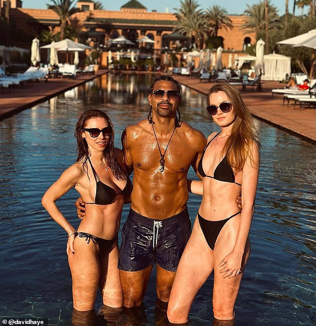 Relationship: This comes after claims that boxer David Haye is in a throuple with his girlfriend Sian Osborne and Una Healy from Saturday