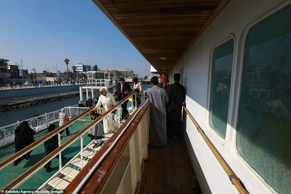 Construction of the yacht, which Saddam Hussein never set foot on, began in Denmark in 1980 and was completed a year later.