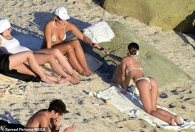 The sisters are in St. Barts, also known as Saint Barthélemy.