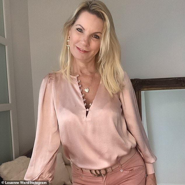 Louanne (pictured) said that as a woman you have to remember that you don't have all the time in the world because you have a biological window, but the same is not true for men.