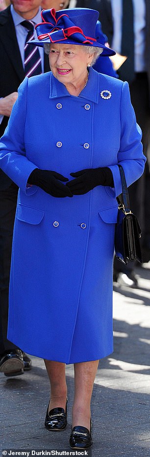 The Queen also showed off her classic colour-block style on a visit to Cambridge in 2011.