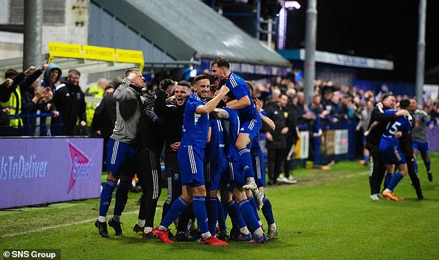 Jordan Kirkpatrick scored the goal in the 19th minute that made Scottish football history