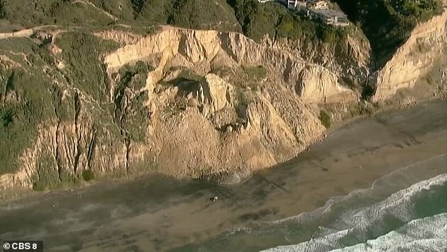 A geologist said the collapse is a continuation of one that occurred nearly 41 years ago in the exact same spot.